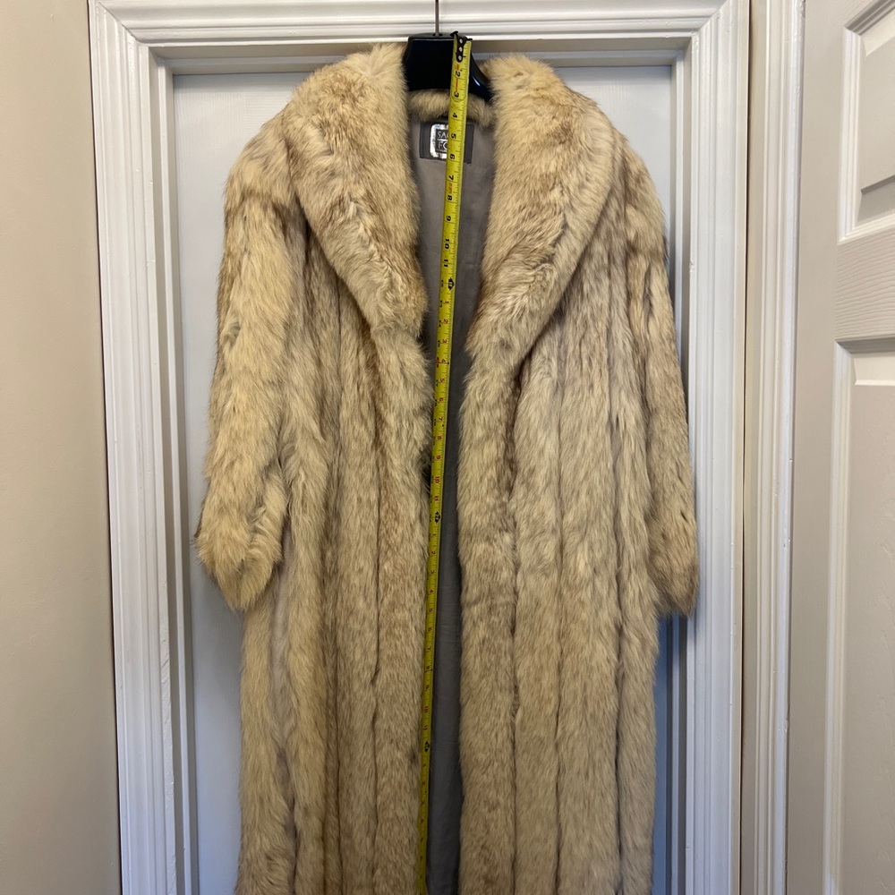 Saga Fox Fur Full Length Coat - Picture 9 of 13